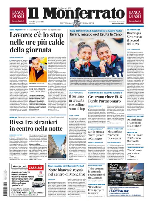 Il Monferrato - Edizione 61 del 06/08/2024